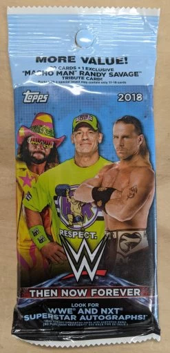 2018 Topps WWE Then Now Forever Cards - Cello/Fat/Value Pack