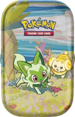 Pokemon Scarlet & Violet Paldea Friends Mini Tin (1) One Random Tin -Card Sale Store Pokemon TCG Paldea Friends Mini Tin Sprigatito EN 657x1024 1