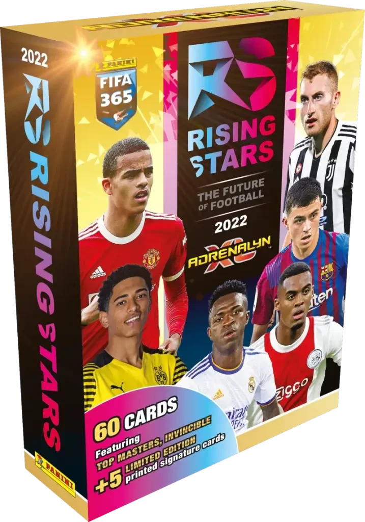 2022 Panini Adrenalyn XL FIFA 365 Rising Stars Soccer Cards - Blaster Box 3 2022 Panini Adrenalyn XL FIFA 365 Rising Stars Soccer Cards - Blaster Box
