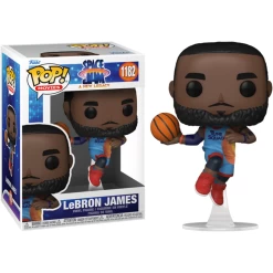 Funko Pop! Vinyl Figure - NBA - LeBron James #1182 -Card Sale Store Space Jam 2 A New Legacy LeBron Leaping Pop Vinyl