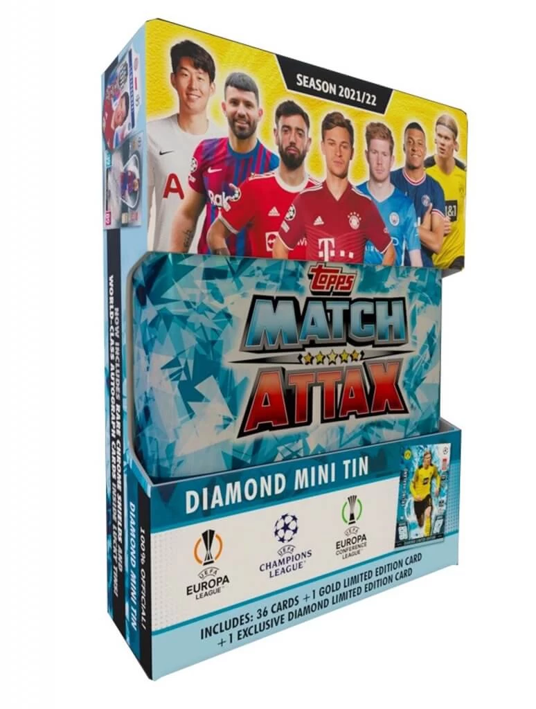 2021-22 Topps Match Attax UEFA Champions League UCL Soccer Cards - Mini Tin 6 2021-22 Topps Match Attax UEFA Champions League UCL Soccer Cards - Mini Tin - Image 4