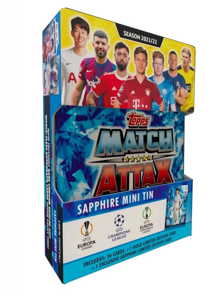 2021-22 Topps Match Attax UEFA Champions League UCL Soccer Cards - Mini Tin 4 2021-22 Topps Match Attax UEFA Champions League UCL Soccer Cards - Mini Tin - Image 2
