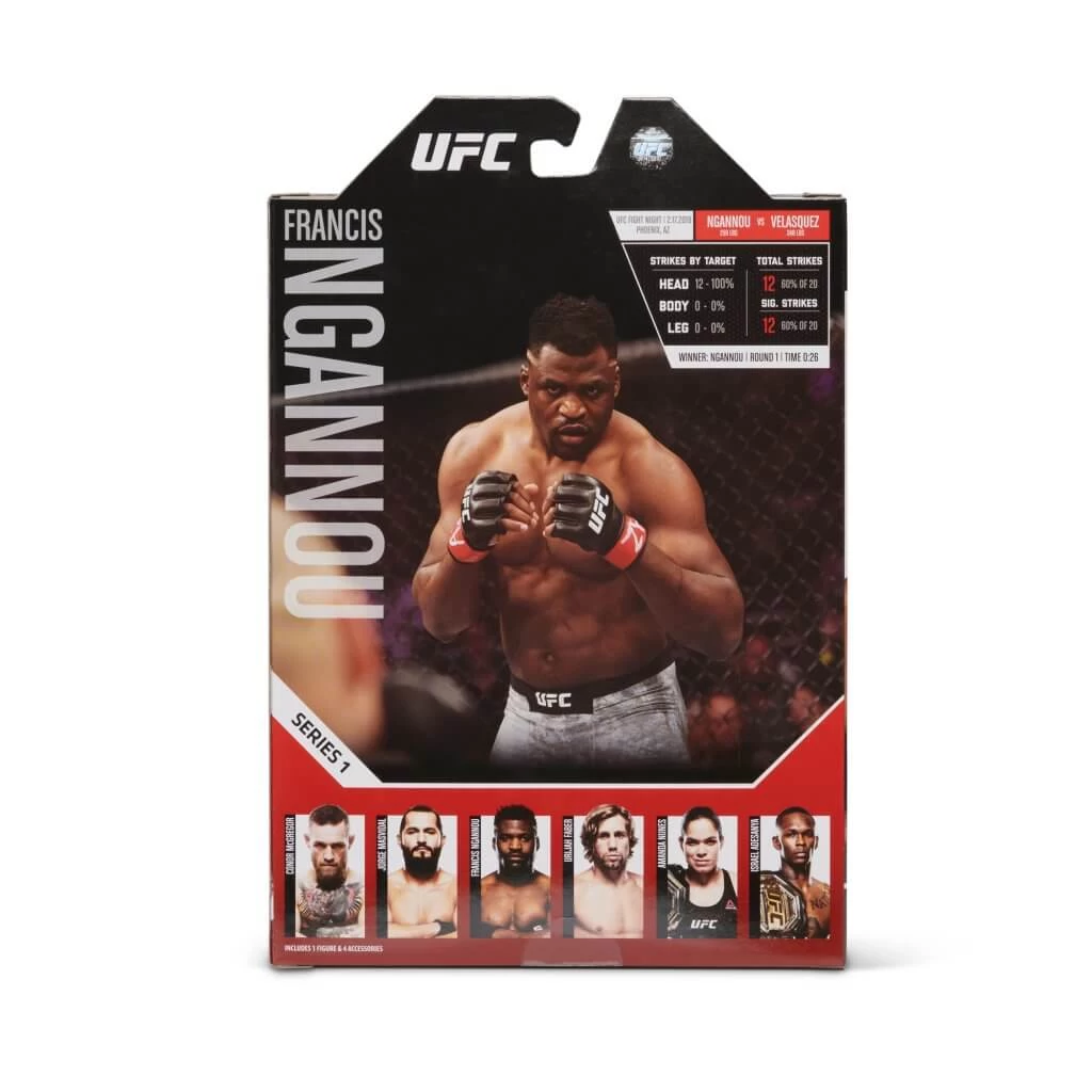 JAZWARES UFC 6" MMA Action Figure W1 - Francis Ngannou 4 JAZWARES UFC 6" MMA Action Figure W1 - Francis Ngannou - Image 2