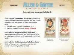 2021 Topps Allen & Ginter MLB Baseball Cards - Hobby Box 19 2021 Topps Allen & Ginter MLB Baseball Cards - Hobby Box -Card Sale Store a g hobby ss 5