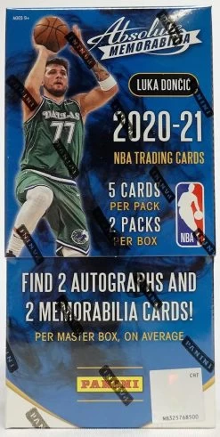2020-21 Panini Absolute Memorabilia NBA Basketball Cards - Hobby Box