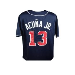 Ronald Acuna Jr Autographed Braves Baseball Jersey W/ COA