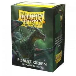 Dragon Shield Deck Sleeves - Matte Forest Green (100ct)