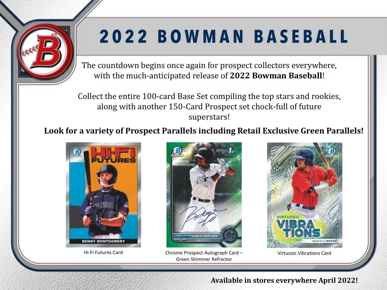 2022 Topps Bowman MLB Baseball Cards - Blaster Box 5 2022 Topps Bowman MLB Baseball Cards - Blaster Box - Image 3