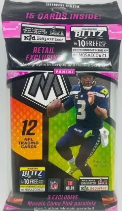 2021 Panini Mosaic NFL Football - Cello/Fat/Value Pack