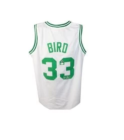 Larry Bird Authographed Celtics Basketball Jersey W/ COA
