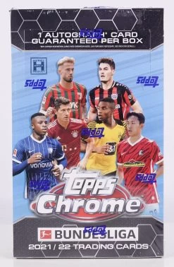 2021-22 Topps Chrome Bundesliga Soccer - Hobby Box