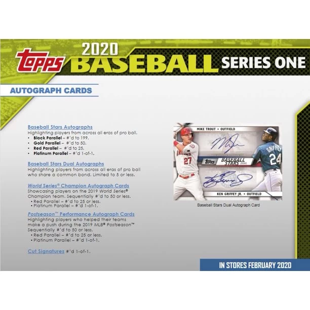 2020 Topps Series 1 MLB Baseball - Hanger Box (Walmart Exclusive) 5 2020 Topps Series 1 MLB Baseball - Hanger Box (Walmart Exclusive) - Image 3