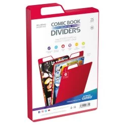 Ultimate Guard Comic Book Box Dividers - Red (25ct) 6 Ultimate Guard Comic Book Box Dividers - Red (25ct) -Card Sale Store comic book dividers 3