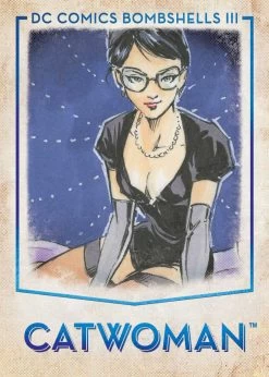 Cryptozoic DC Comics Bombshells Series 3 (2019) - Hobby Box -Card Sale Store dcb3 f3 catwoman mockup min