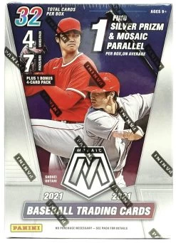 2021 Panini Mosaic MLB Baseball Cards - Blaster Box