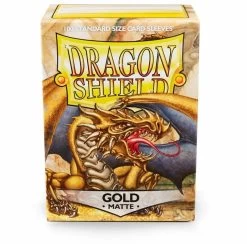 Dragon Shield Deck Sleeves - Matte Gold (100ct)