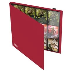 Ultimate Guard 12-Pocket QuadRow FlexXfolio Folder - Red -Card Sale Store flexxfolio 480 24 pocket quadrow 7