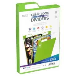 Ultimate Guard Comic Book Box Dividers - Green (25ct) -Card Sale Store green