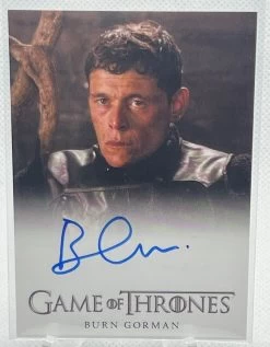 Burn Gorman "Karl Tanner" - 2014 Rittenhouse Game Of Thrones Season 7 Autograph