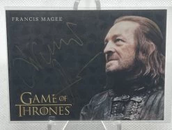 Francis Magee "Yoren" - 2020 Rittenhouse Game Of Thrones Season 8 Gold Autograph