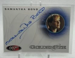Samantha Bond "Miss Moneypenny" - 2010 Rittenhouse James Bond Heroes & Villains Autograph #A127