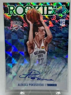 Aleksej Pokusevski - 2020-21 Panini Hoops Rookie Ink Autograph Green Parallel #RI-APO