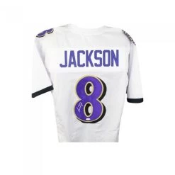 Lamar Jackson Autographed Ravens Football Jersey W/ COA