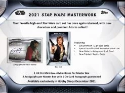 Topps Star Wars Masterwork (2021) - Hobby Box -Card Sale Store mw2