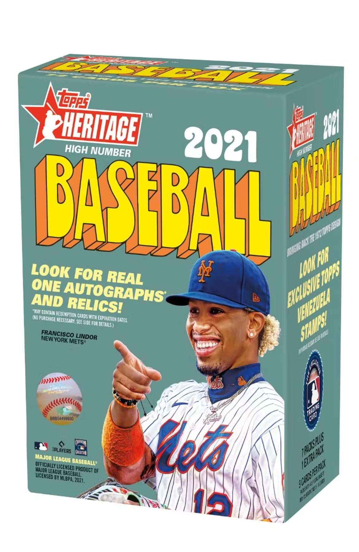 2021 Topps Heritage High Number MLB Baseball Cards - Blaster Box 3 2021 Topps Heritage High Number MLB Baseball Cards - Blaster Box