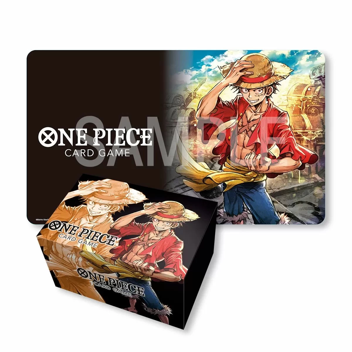 One Piece TCG Playmat And Storage Box Set Monkey.D.Luffy 3 One Piece TCG Playmat And Storage Box Set Monkey.D.Luffy