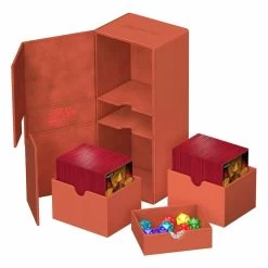 Ultimate Guard Twin Flip N Tray Deck Case 266+ Xenoskin Dark Orange 6 Ultimate Guard Twin Flip N Tray Deck Case 266+ Xenoskin Dark Orange -Card Sale Store or2