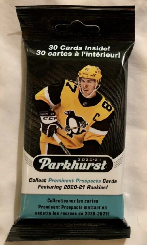 2020-21 Upper Deck Parkhurst NHL Hockey - Cello/Fat/Value Pack 3 2020-21 Upper Deck Parkhurst NHL Hockey - Cello/Fat/Value Pack