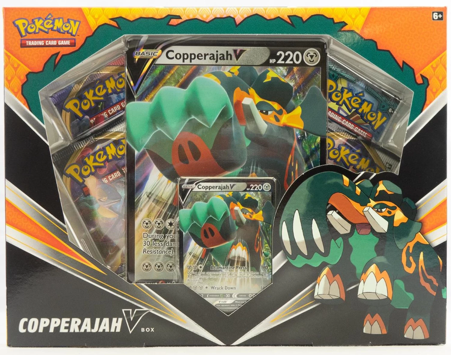 Pokemon Copperajah V Box 3 Pokemon Copperajah V Box