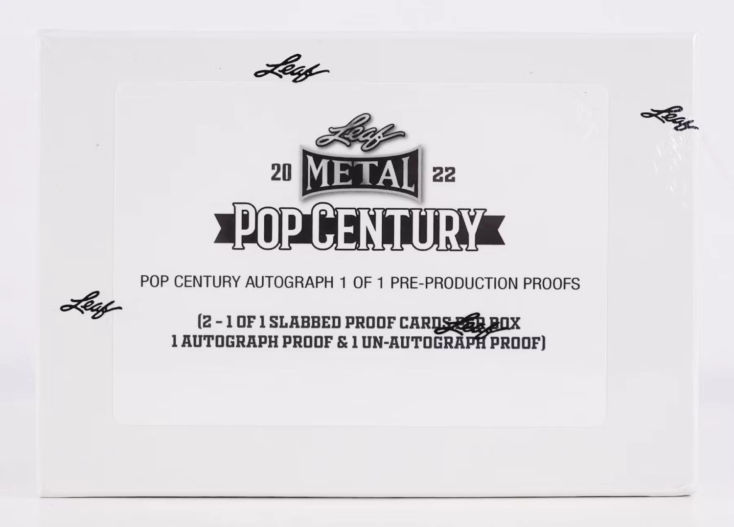 2022 Leaf Metal Pop Century 1/1 Pre-Production Proof - Hobby Box 3 2022 Leaf Metal Pop Century 1/1 Pre-Production Proof - Hobby Box