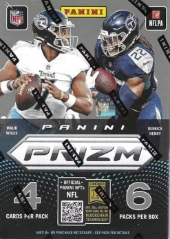 2022 Panini Prizm NFL Football Cards - Blaster Box