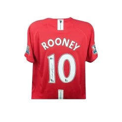 Wayne Rooney Authographed Manchester United Soccer Jersey W/ COA