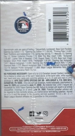 2020 Topps Opening Day MLB Baseball - Blaster Box -Card Sale Store s l1600 2 011f9fb4 8a43 4fd9 bae4 ca7f157db3f5