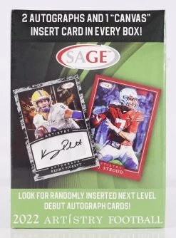 2022 Sage Artistry Football - Blaster Box