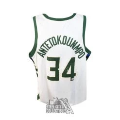 Giannis Antetokounmpo Authographed Bucks Basketball Jersey W/ COA