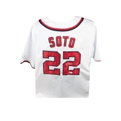 Juan Soto Autographed Nationals Baseball Jersey W/ COA