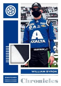 2021 Panini Chronicles Nascar Racing Cards - Blaster Box -Card Sale Store swatches byron 1