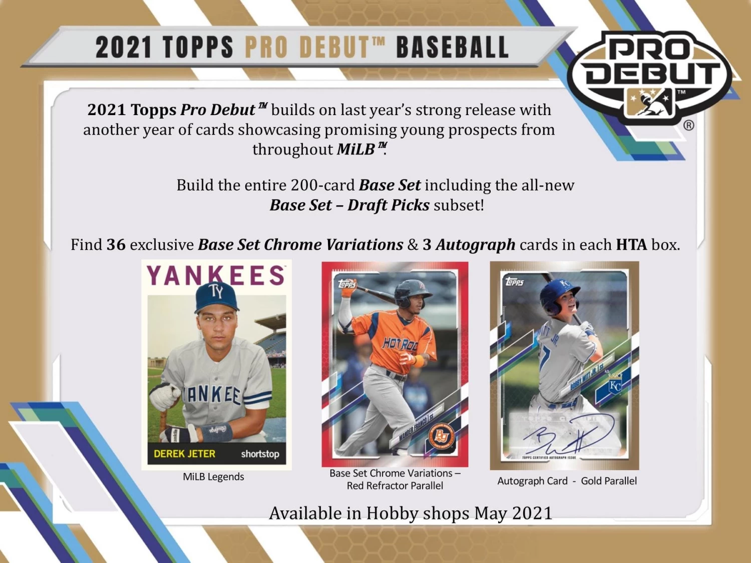 2021 Topps Pro Debut MLB Baseball Cards - Jumbo Hobby Box 5 2021 Topps Pro Debut MLB Baseball Cards - Jumbo Hobby Box - Image 3