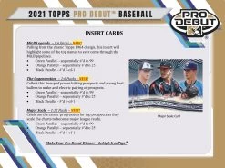 2021 Topps Pro Debut MLB Baseball Cards - Jumbo Hobby Box 12 2021 Topps Pro Debut MLB Baseball Cards - Jumbo Hobby Box -Card Sale Store topps pro debut ss final hta 3