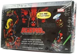 Upper Deck Marvel Deadpool Trading Cards (2018) - Hobby Box 9 Upper Deck Marvel Deadpool Trading Cards (2018) - Hobby Box -Card Sale Store uddeadpool19boxangle
