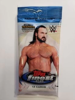 2020 Topps Finest WWE Wrestling Cards - Cello/Fat/Value Pack