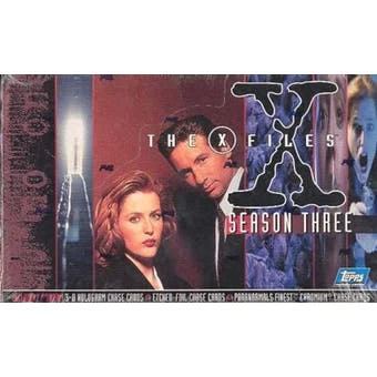 Topps X-Files Season 3 Trading Cards (1996) - Hobby Box 3 Topps X-Files Season 3 Trading Cards (1996) - Hobby Box
