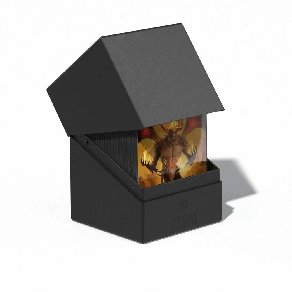 Ultimate Guard Return To Earth Boulder 100+ Deck Box Black 4 Ultimate Guard Return To Earth Boulder 100+ Deck Box Black - Image 2