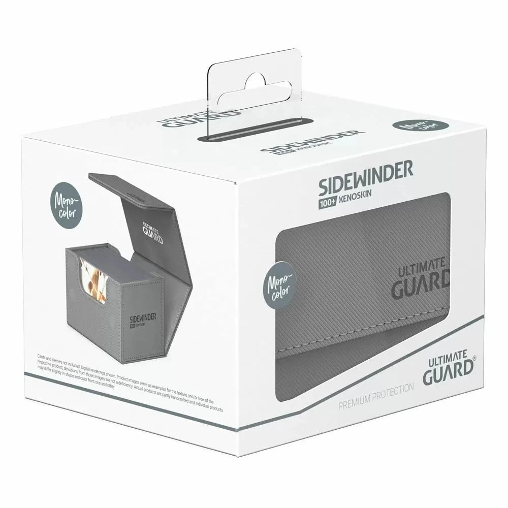 Ultimate Guard Sidewinder 100+ Xenoskin Deck Box - Grey 4 Ultimate Guard Sidewinder 100+ Xenoskin Deck Box - Grey - Image 2